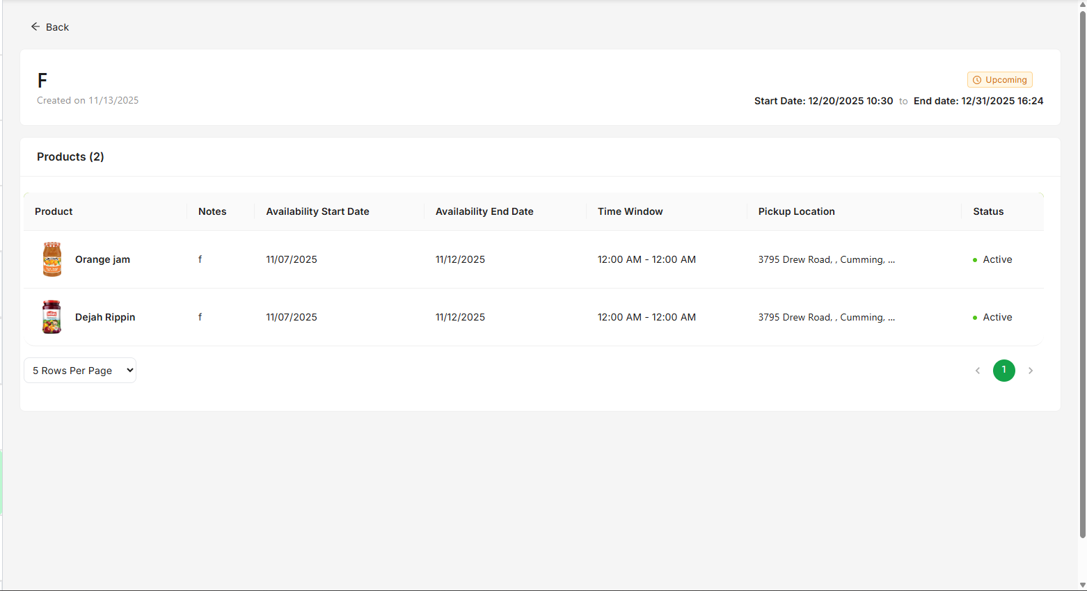 Catalog List with Filters